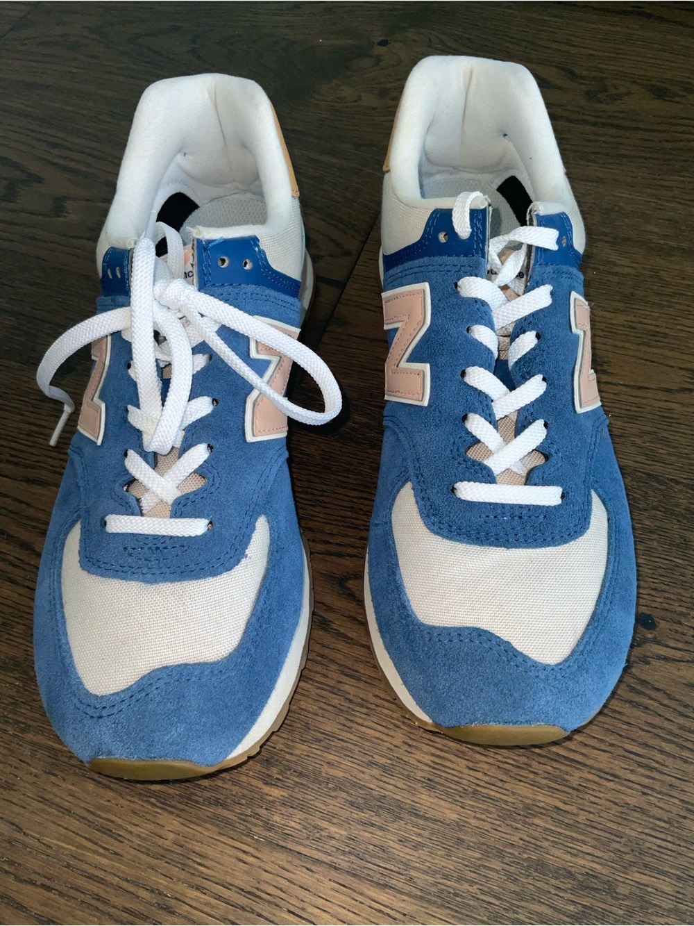 New Balance 574 Atlantic Blue Sneaker - Picture 3 of 8